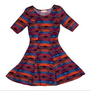 Derek Heart Short Sleeve Dress Size S.